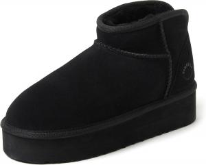 Ботильоны на платформе с овчиной Fireside от Dearfoams для женщин Kingston Fireside by Dearfoams, Black Platform