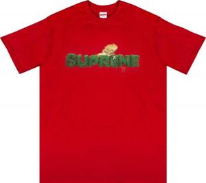 Футболка Supreme Lizard Tee 'Red', красный