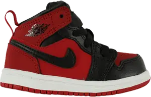 Кроссовки Air Jordan 1 Retro Mid TD Gym Red, красный