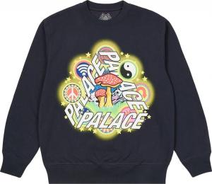 Толстовка Palace Bun 5G Crew 'Navy', синий