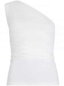 Patou топ на одно плечо, белый