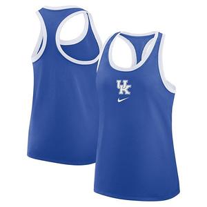 Женский топ-майка racerback tri-blend royal kentucky wildcats primetime Nike