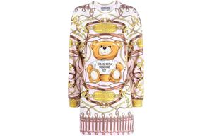 MOSCHINO Женские платья с длинным рукавом rose pink