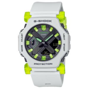 CASIO Кварцевые часы с ремешком из смолы унисекс серый циферблат