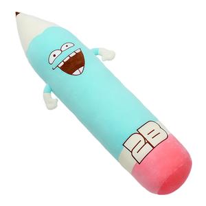 Плюшевая кукла в виде карандаша с мультяшным принтом, высота 60см/80см/100см/130см MERCONSER