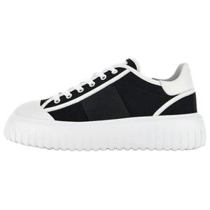 Кроссовки со шнуровкой и деталью в виде полос и логотипа H HOGAN, черный