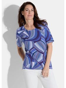 Рубашка синего цвета / с узором GOLDNER