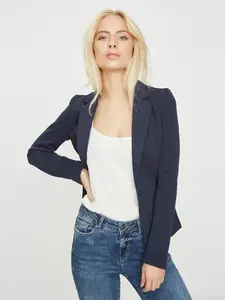 Блейзер Vero Moda из джерси "VMJULIA LS BLAZER", цвет Total Eclipse