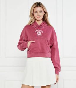 Свитер с эмблемой университета Cropped fit Tommy Jeans, розовый