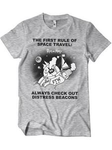 Футболка серого цвета Rick and Morty