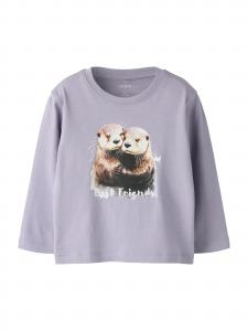 NAME IT Лонгслив 'NMFVOTEA' в цвете лаванда