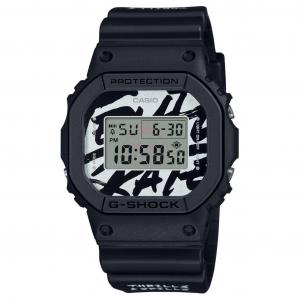 Часы Casio G-Shock Temple of Skate, арт. DW-5600TOS23-1, черный/серый