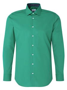 Рубашка Seidensticker X Slim fit, зеленый