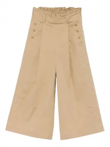 Брюки с оборками TWINSET Kids, нейтральный