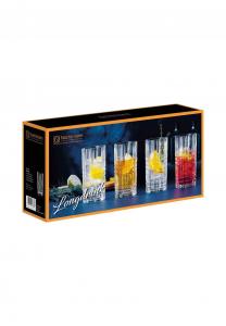 Бокалы для лонгдринков Nachtmann Square, 445 мл, 4 штуки