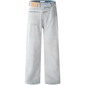 ZIAREL Джинсы Unisex Light Blue Moderate Straight Fit