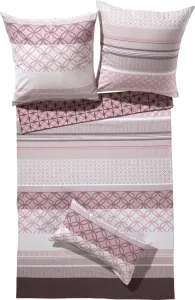 Двустороннее постельное белье , фиолетовое, 1x 135x220 см + 1x 80x80 см Erwin Müller