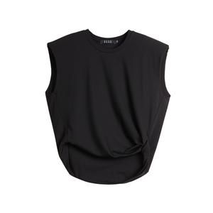 ELLE Футболка Women's Black Crew Neck