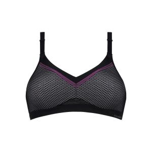 Спортивный бюстгальтер Free Motion N TRIACTION, черный
