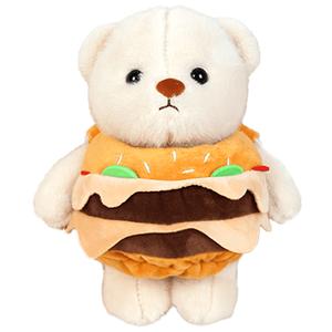 Милые плюшевые медведи Hamburg, высота 28 см Tak Bebe, Hamburger Bear