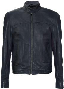 Классическая приталенная кожаная косуха-Austin Infinity Leather, серый