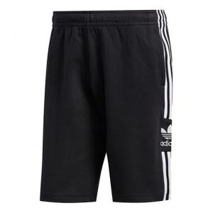 Шорты originals lockup lng short side stripe sports shorts black Adidas, черный