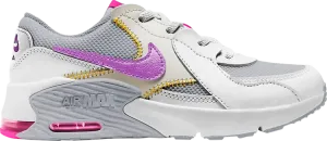 Кроссовки Nike Air Max Excee PS 'Pure Platinum Fuchsia Glow', серый