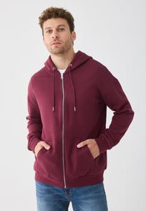 Толстовка Pier One Zip-up sweatshirt, Bordeaux