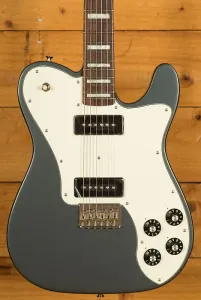 Fender Chris Shiflett Cleaver Telecaster Deluxe - Розовое дерево - Металлик угольно-серый