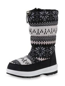 Сапоги VAN HILL Winter Emily, цвет schwarz beige weiss muster