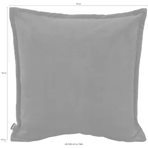 Декоративная подушка Bizantina с наволочкой и наполнителем, 1 шт., с тесьмой по периметру H.O.C.K., Bordeaux/rot/rubinrot + unifarben