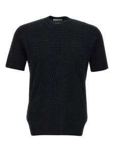 Paolo Pecora жаккардовая футболка с узором, черный