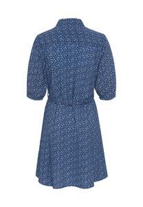 Платье-рубашка Crtiah Short Zally Fit Cream, темно-синий