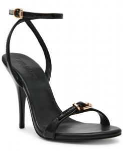 Женские сандалии Foxx из двух частей на шпильке Steve Madden, Black Patent