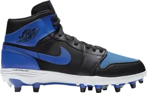 Кроссовки Jordan 1 Mid TD Cleat Royal, синий