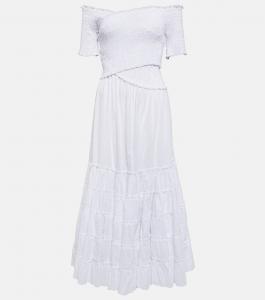 Платье миди соледад POUPETTE ST BARTH, белый
