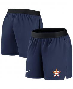 Женские темно-синие шорты houston astros authentic collection flex vent max performance Nike, синий