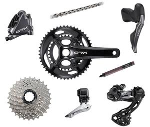 Групсет SHIMANO GRX 810 DI2 Double Disc 11-скоростной, 11-30, 48x31T, 175