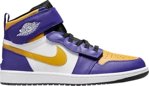 Кроссовки Air Jordan 1 High FlyEase Lakers, синий