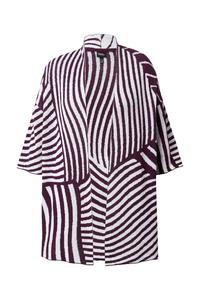 Вязаный кардиган Ulla Popken, темно-фиолетовый