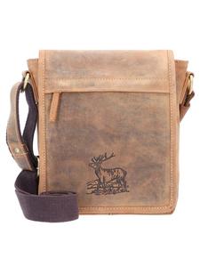 Сумка через плечо Greenburry Leder 20 cm, коричневый