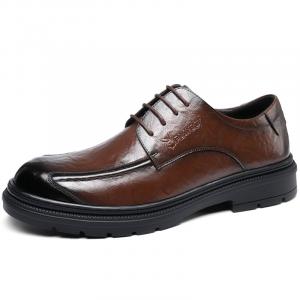 Туфли мужские Men"s Casual Men Low-Top Playboy, коричневый