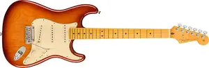Fender American Professional II Stratocaster с кленовой грифовой доской 2020 - настоящее время - Sienna Sunburst
