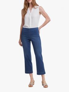 Брюки Bailey Relaxed Straight Ankle Pull-On из мягкого денима Soft-Contour NYDJ, Valencia Surf