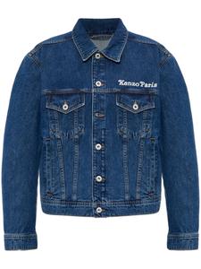 Джинсовая куртка с вышитым логотипом Kenzo, синий