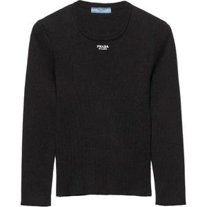 Трикотаж женский черный Prada