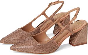 Туфли Vince Camuto Sindreea Rhinestone Block Heel Slingback Pump, цвет Blush