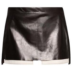Юбка Rick Owens Fog Cutoff Mini Skirt, Mahogany