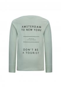 Топ с длинными рукавами OSSIAN Retour Jeans, зеленый