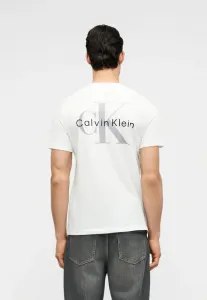 Классическая футболка с монологом на спине. Calvin Klein Jeans, Bright White